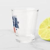 USA-Flagge Schnapsglas (Rechts)