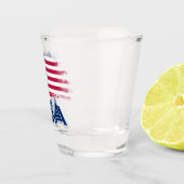 USA-Flagge Schnapsglas (Rechts)