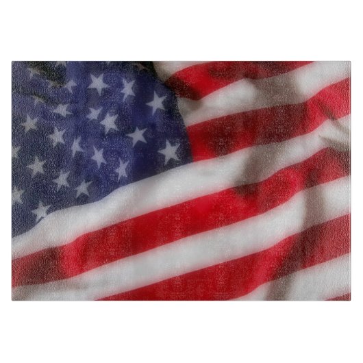USA-Flagge Schneidebrett (Vorderseite)