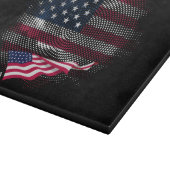 USA-Flagge Schneidebrett (Ecke)