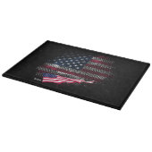 USA-Flagge Schneidebrett (Ecke)