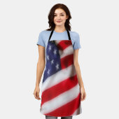 USA-Flagge Schürze (Getragen)