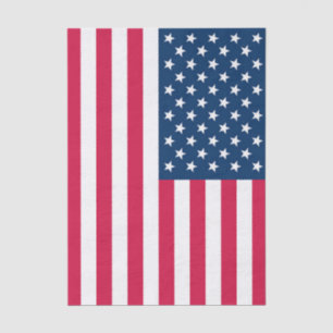 USA-Flagge Seidenpapier