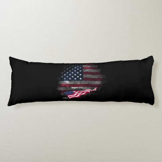 USA-Flagge Seitenschläferkissen (Vorderseite)