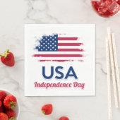 USA-Flagge Serviette (Beispiel)