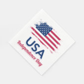 USA-Flagge Serviette (Ecke)