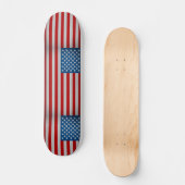 USA-Flagge Skateboard (Vorderseite)