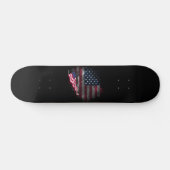 USA-Flagge Skateboard (Horizontal)