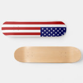 USA-Flagge Skateboard (Horizontal)