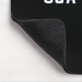 USA-Flagge Softll-Team-Ausrüstung Frauen Männer So Mousepad (Ecke)