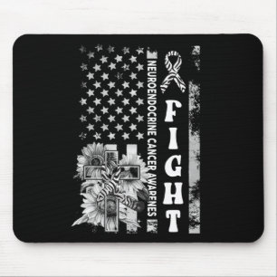 Usa-Flagge Sonnenblume Christlich Burgund Gehirn A Mousepad