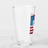 USA-Flagge| Steigende Faust Glas (Rechts)