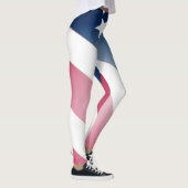 USA-Flagge, Sterne auf blau, rot und weiß Streifen Leggings (Rechts)