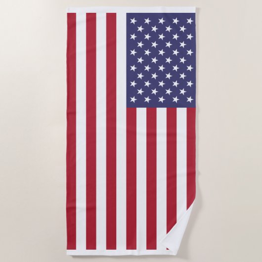 USA-Flagge Strandtuch (Vorderseite)
