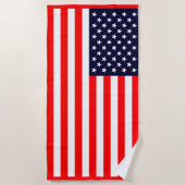 USA-Flagge Strandtuch (Vorderseite)