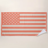 USA-Flagge Strandtuch (Vorderseite)