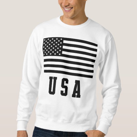 USA-Flagge Sweatshirt (Vorderseite)