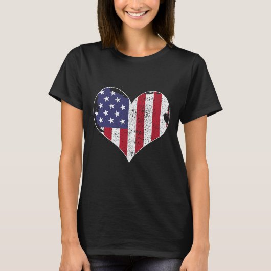 USA-Flagge  T-Shirt (Vorderseite)