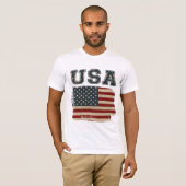 USA-Flagge T-Shirt (Vorne ganz)