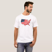 USA-Flagge T-Shirt (Vorne ganz)