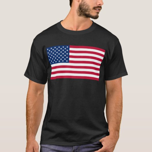USA-Flagge T-Shirt (Vorderseite)