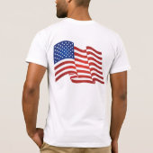 USA-Flagge T-Shirt (Rückseite)