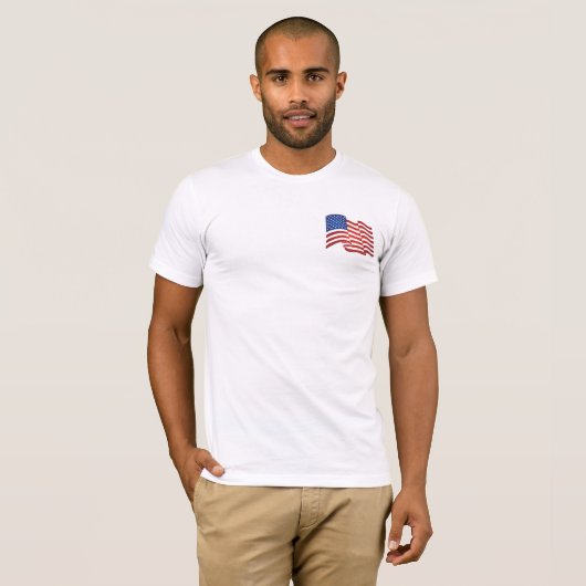 USA-Flagge T-Shirt (Vorne ganz)