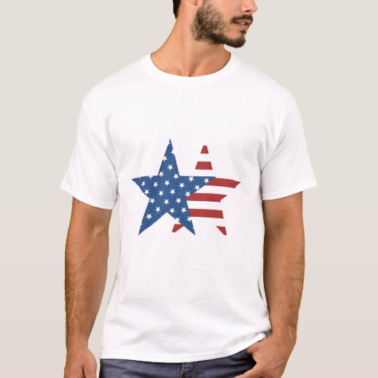 USA-Flagge T-Shirt (Vorderseite)