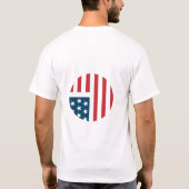 USA-Flagge T-Shirt (Rückseite)