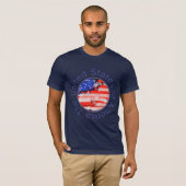 USA. Flagge T-Shirt (Vorne ganz)