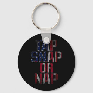USA-Flagge Tap Snap oder Nap Jiu Jitsu Brasilianis Schlüsselanhänger