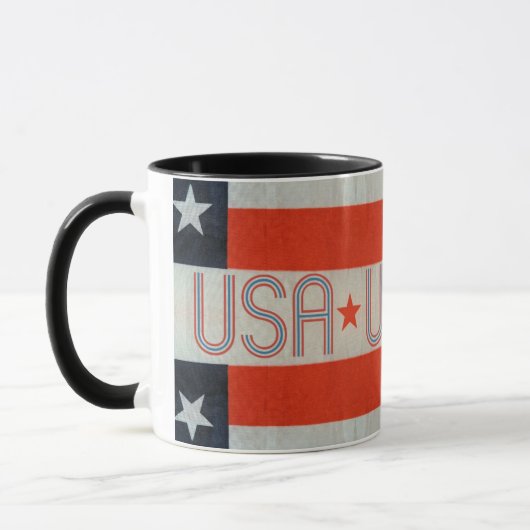 USA-Flagge Tasse (Links)