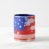 USA-Flagge Tasse (Zentrum)