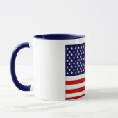 USA-Flagge Tasse (Links)