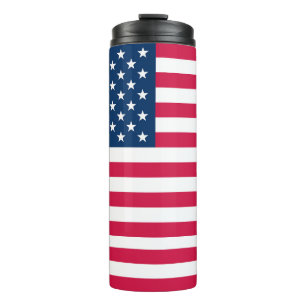 USA-Flagge Thermosbecher