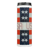 USA-Flagge Thermosbecher (Rückseite)