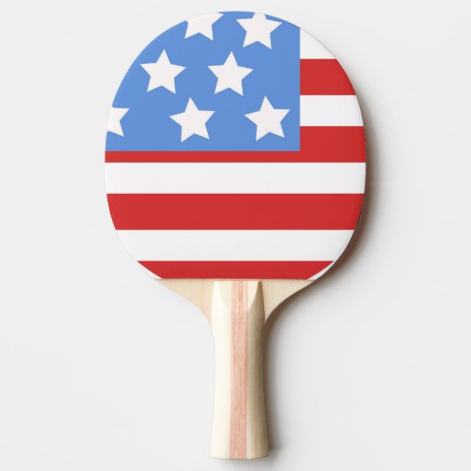 USA-Flagge Tischtennis Schläger (Vorderseite)