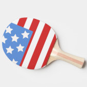 USA-Flagge Tischtennis Schläger (Seitenansicht)