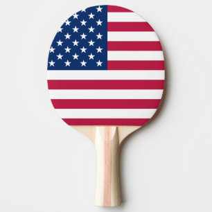 usa-Flagge Tischtennis Schläger