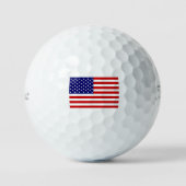 USA-Flagge tpv1 gbcnt Golfball (Vorderseite)