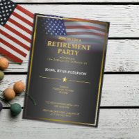 USA-Flagge | transparent | Goldrahmen | Luxusschwa