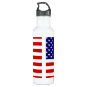 USA-Flagge Trinkflasche (Rückseite)
