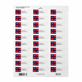 USA-Flagge & UK-Flagge Muster (Vorne)