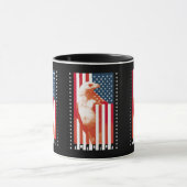 USA Flagge und Adler Tasse (Zentrum)