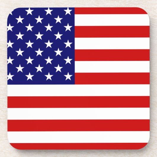 USA-Flagge Untersetzer (Vorderseite)