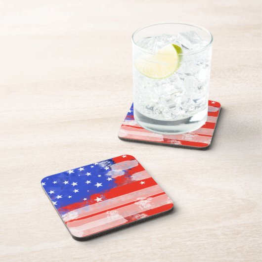 USA-Flagge Untersetzer (Rechte Seite)