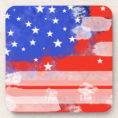 USA-Flagge Untersetzer (Vorderseite)
