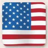 USA-Flagge Untersetzer (Vorderseite)