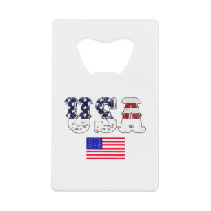 Usa-Flagge-Usa-Flagge-Amerika-Amerikanisch-Amerika Geldbeutel Flaschenöffner