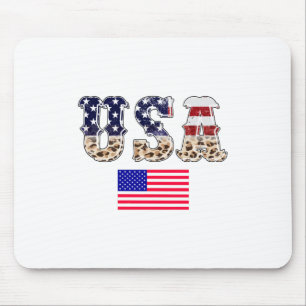Usa-Flagge-Usa-Flagge-Amerika-Amerikanisch-Amerika Mousepad